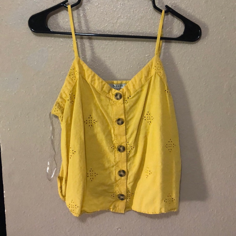 Yellow Papaya Tank Top